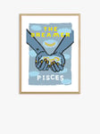 EAST END PRINTS Sophie Ward 'Pisces The Dreamer' Framed Print