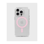 Holdit MagSafe deksel til iPhone 15 Pro Rosa/Transparent