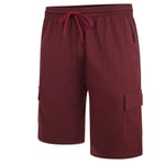 Kam Men's Cargo Combat Big & Tall Shorts Drawstring Stylish Pockets Half Pants