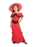 Girls Scarlet Saloon Girl Western Gone With The Wind World Book Day Week Halloween Carnival Fancy Dress Costume Outfit 4-14yrs (4-6 years)