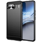 OnePlus Nord 4 Carbon Fiber Deksel - Svart