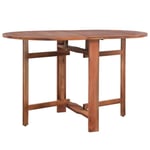 Table de jardin - Bois d'acacia massif - Ovale - Marron - 120 x 70 x 74 cm