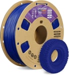 Filament TPU 1.75mm,Bobine 1kg (2.2lbs),95A TPU Précision dimensionnelle+/-0.05mm,pour Imprimante 3D (Bleu Foncé)