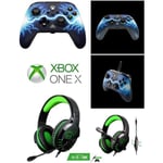 Pack Manette Xbox One-S-X-PC Arc Lightning Edition + Casque Gamer Pro H3 Spirit of Gamer Xbox One/S/X/PC