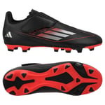 adidas F50 Club Velcro Fxg Stealth Victory - Svart/silver/lucid Red Barn, storlek 26