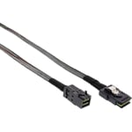 InLine 27628B Mini SAS HD SFF-8643 to SFF-8087 Cable With Side Band 1 m