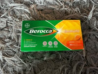 Berocca Immuno Effervescent Tablets Orange Multi-Vitamins C & D X30 BBE 2025-04