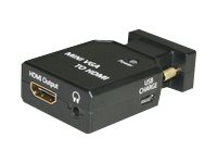 MicroConnect Mini VGA till HDMI-omvandlare - Videoomvandlare - VGA - HDMI