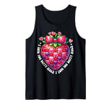 strawberry valentine i love you so much Tank Top