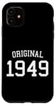 Coque pour iPhone 11 Original 1949, 75 ans, pour homme et femme, 75e anniversaire