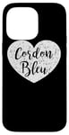 Coque pour iPhone 14 Pro Max Cordon Bleu Heart Apparel - Joli Cordon Bleu Lover Design