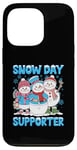 iPhone 13 Pro Snow Days Supporter Snowman Teacher Life Case