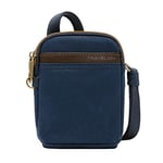 Travelon Anti-theft Courier Mini Crossbody Cross Body Bag, Navy, 4.5" x 6.5" x 1.75", Anti-theft Courier Mini Crossbody