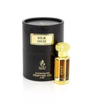 AYAT PERFUMES – Extrait de Parfum 12ml | Jolie Bouteille Emballée Dans Une Boîte Élégante | Attar Unisexe Sans Alcool | Huile Parfumée Longue Durée | Senteur Arabian Fabriqué Conçu à Dubaï (Oud Silk)