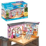 Playmobil 71610 myLife: Children's room, including a girl figure and a sticker sheet, made from over 80% recycled and bio-based materials, detailed play sets suitable for children ages 4+