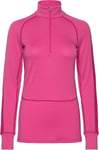 Icebreaker ZoneKnit 260 LS Half Zip W'stempo/electron pink S