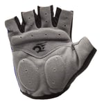 LaoZan Unisex Cyclisme Mitaine Demi-Doigts Anti Dérapant Sports de Plein Air Vélo de Montagne Gants (Gris, Taille L)