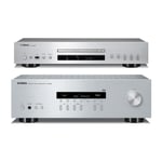 Yamaha R-S202D Argent + CD-S303 Argent