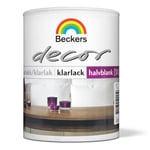 Klarlakk Beckers Decor Halvblank 1 L