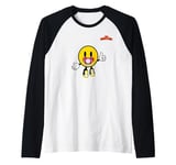 emoji pacifier yellow face thumb up Raglan Baseball Tee