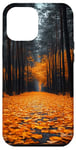 Coque pour iPhone 12 Pro Max Automne Bois Forêt Feuilles Nature Faune