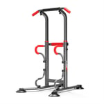 BZLLW Pull Up & Dip Stand Power Tower, Home Gym à Hauteur réglable Multi-Fonction Fitness appareils de Musculation Exercice Station d'entraînement (Color : Black)