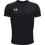 Under Armour Youth Challenger Training T-Shirt, Black, Medium Black/White (001) 10 Years