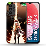 Coque pour Samsung Galaxy A13 / A04S Manga Attaque Titans Eren Eclair