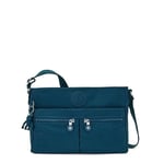 Kipling Unisex's New Angie Luggage-Messenger Bag, Cosmic Emerald, One Size