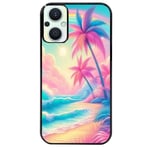 Coque noire pour Reno 8 Lite hawaii arc en ciel