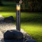 Borne lumineuse avec détecteur de mouvement Outdoor Eclairage extérieur Lampadaire de jardin Lampadaire détecteur de mouvement, acier inoxydable