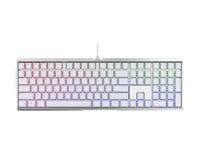 CHERRY MX-Board 3.0S - Clavier - backlit - USB - QWERTZ - Allemand - commutateur : CHERRY MX Brown - blanc