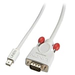 LINDY 3m Mini DisplayPort to VGA Cable, White