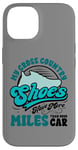 Coque pour iPhone 14 Mes chaussures de cross-country ont plus de milles pour