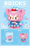 Stitch Sanrio Coke Mickey Mouse Cartoon Dolls and LEGO Micro-Particle Building B