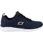 SKECHERS MENS EQUILIZER QUICK REACTION NAVY WALKING/RUNNING TRAINERS IN SIZE 6.5