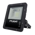 FTlight LED-valonheitin Work Platinum 50W, 6000lm, 4500K, musta, 295x266x68mm