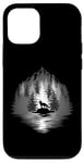 Coque pour iPhone 12/12 Pro Majestic Fox Silhouette Woodland Mountain Scène