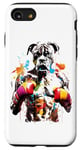 Coque pour iPhone SE (2020) / 7 / 8 Peinture Énergie des éclaboussures de chien de boxe