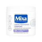 Mixa Expert Peau Sensible - Crème Panthénol Confort - Anti-Démangeaisons - Peaux Très Sèches et Réactives - Visage, Corps, Mains - Bébé, Enfant, Adulte Hypoallergénique - Sans Parfum - 400ml