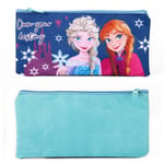 Disney Frozen Flat Pencil Case Zipped Back To School Princess Anna Elsa