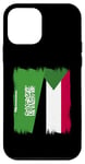 Coque pour iPhone 12 mini Demi drapeau Arabie Saoudite Soudan Fierté soudanaise