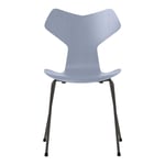 Fritz Hansen - Grand Prix 3130 Lavender Blue Färgad Ask/Warm Graphite - Ruokapöydän tuolit - Arne Jacobsen - Vihreä - Metalli/Puu