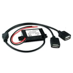 12V (8-23V) à 5V 3A USB DC Voiture Convertisseur de Tension RéGulateur Module Moto Chargeur Adaptateur
