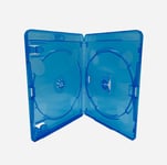 5 x Double Blu ray Case 14mm Spine for 2 Discs New Replacement Amaray UK