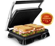 Sandwich Toaster Large Toastie Maker 2000W Panini Press Electric Grill AIGOSTAR