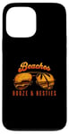 Coque pour iPhone 13 Pro Max Beaches Booze & Besties Lunettes de soleil aviateur