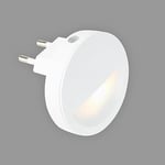 BRILONER - Veilleuse LED pour prise électrique, Veilleuse pour bébé, Lampe de prise avec capteur de lumière pour la chambre d'enfant et le couloir, Veilleuse, Lumière blanche chaude