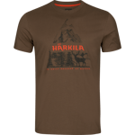 Härkila Nature S/S T-paita Miehet Slate black, XXL