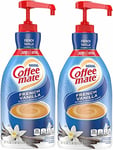 Coffee-mate Coffee Creamer, French Vanilla Pump Bottle, 1.5L Pack of 2 Blue